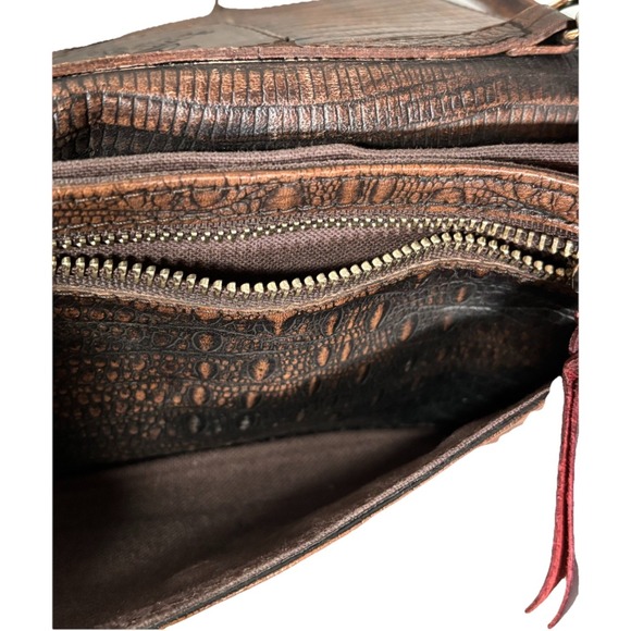 RARE Freebird By StevenLola Leather Handbag Crossbody Bag Moto Boho Festival EUC - Picture 5 of 13